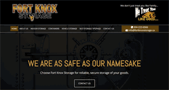 Desktop Screenshot of fortknoxstorage.ca